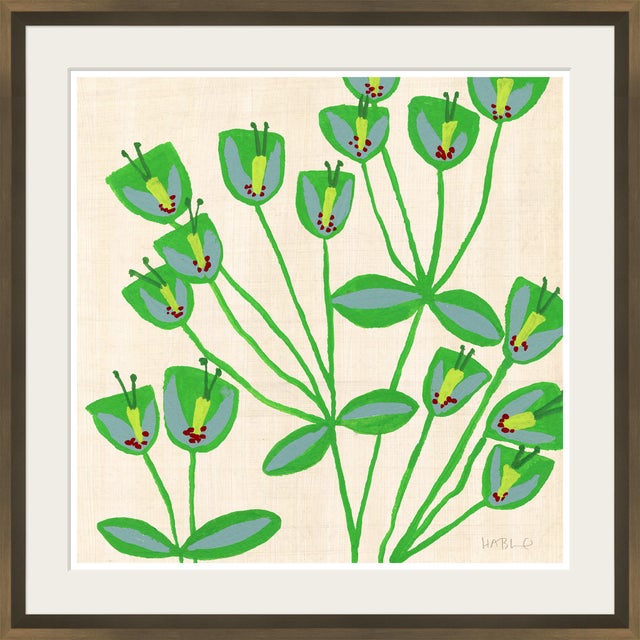 Hable Floral Series by Susan Hable For Sale - Image 4 of 6