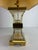 Modern Mid-Century Vintage Brass and Glass Table Lamp by Chapman For Sale - Image 3 of 12