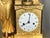 1800 Rouchouze Empire Gold Bronze Mantel Clock France For Sale - Image 11 of 18