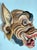 Folk Art Vintage Balinese Hand-Carved & Painted Barong Monkey Wood Wall Mask For Sale - Image 3 of 11