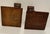 Brown Set of Arts and Crafts Carved Candlesticks For Sale - Image 8 of 8