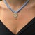 Early 21st Century Love Protective Symbols Blue Choker Necklace For Sale - Image 5 of 13