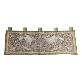 Contemporary Greco-Roman Scenic Courtyard Wall Tapestry With Figures 20thC For Sale