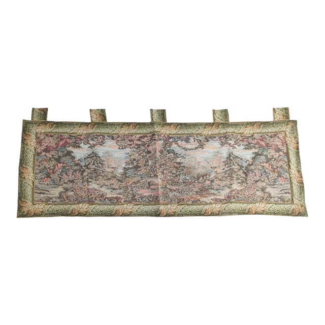 Contemporary Greco-Roman Scenic Courtyard Wall Tapestry With Figures 20thC For Sale