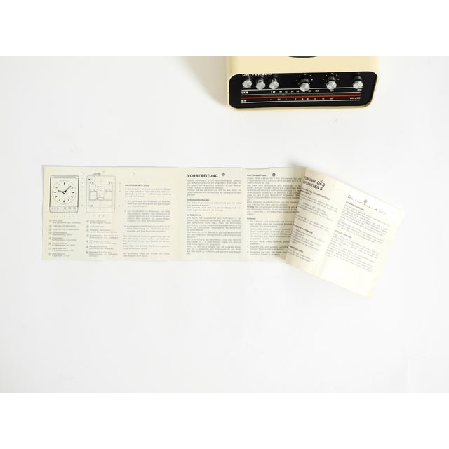 Universum Wall Clock with Radio by Adriano Rampoldi for Quelle Versand, 1970s For Sale - Image 16 of 18