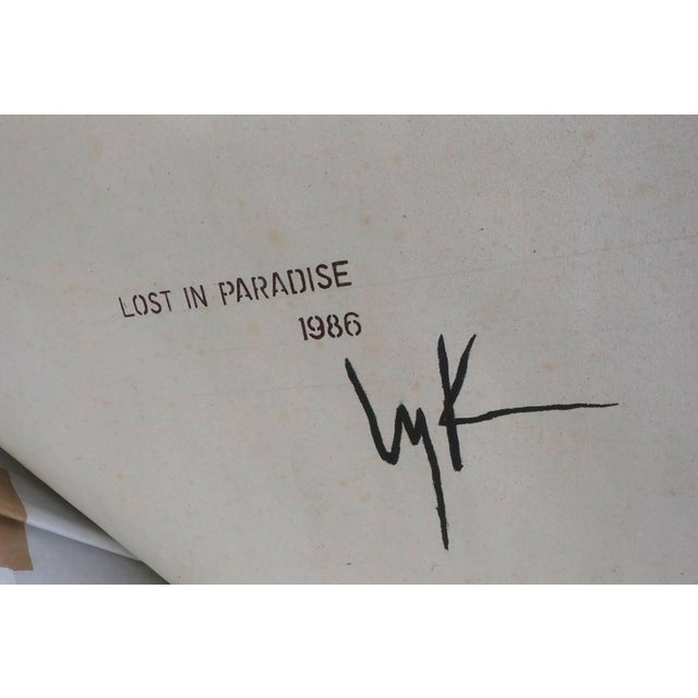 Jerry Kearns, Lost in Paradise Huge Pop Art Original Comic Book Acrylic Painting Jerry Kearns, 1986 For Sale In Miami - Image 6 of 6