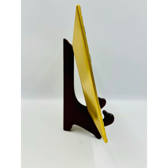 Georges Briard Georges Briard Regalia Mid-Century Mosaic Tile & Glass Tray For Sale - Image 4 of 10