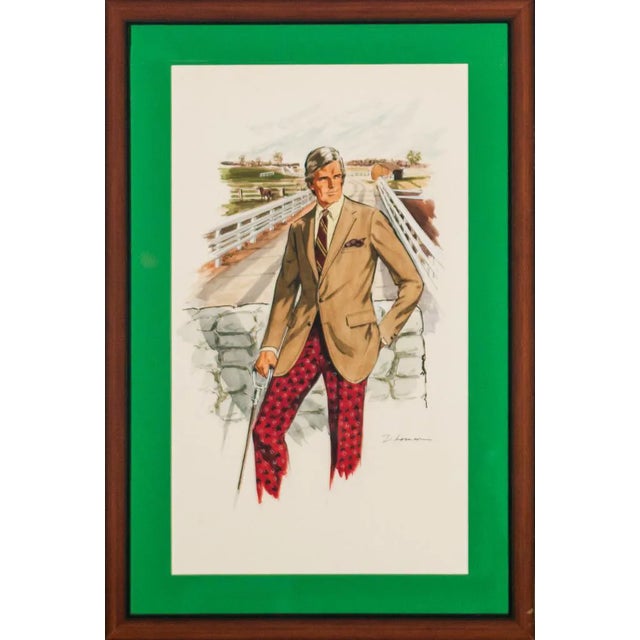 "Chipp Country Squire" Original Watercolor For Sale