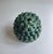 Vintage Pierced Glossy Green Glazed Ceramic Buddha Head For Sale - Image 13 of 16