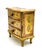 Wood Mid Century Italian Florentine Pink & Giltwood Jewelry 3-Drawer Chest Box – Rococo / Hollywood Regency For Sale - Image 7 of 14