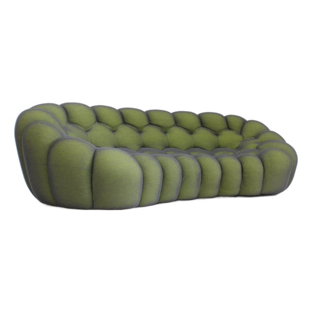 Bubble Sofa in Green from Roche Bobois, 2010s For Sale