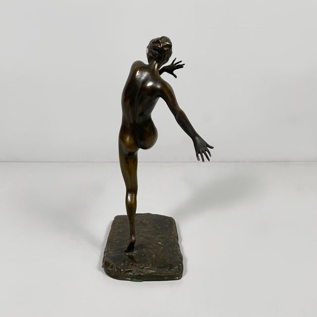 Paolo Troubetzkoy, Italian Sculpture of Ballerina, Early 20th Century, Bronze For Sale - Image 3 of 16