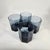 Inky Blue Ice Double Old Fashioned Glasses- Set of Four For Sale - Image 12 of 12