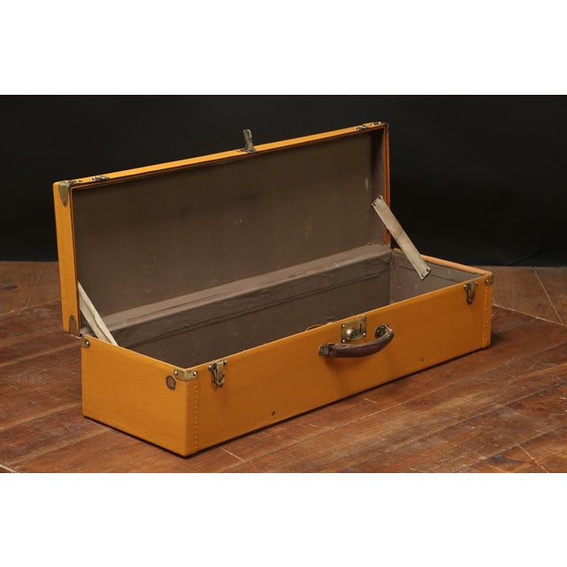 Yellow Orange Trunk from Brand Moynat For Sale - Image 8 of 9