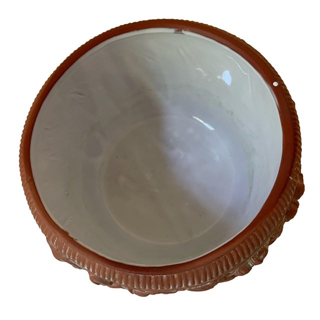 1990s Vintage Terra Cotta Cherub Planter For Sale - Image 5 of 6