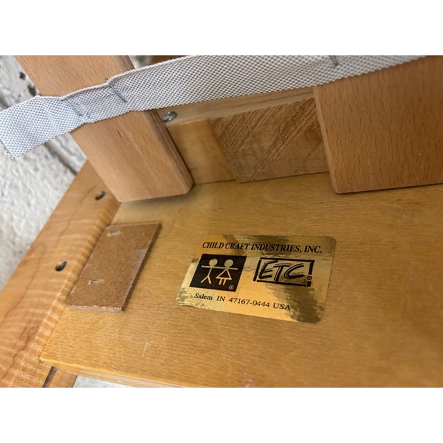 Brown Vintage Child Craft Industries Twin Size Mission Arts & Crafts Style Sleigh Bed For Sale - Image 8 of 10