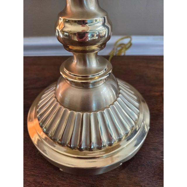 Vintage Brass Trophy Urn Lamp For Sale - Image 11 of 16
