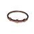 Exquisite Estate 18K White Gold Bangle Bracelet adorned with 10 princess-cut natural pink sapphires 3 carats , 24...
