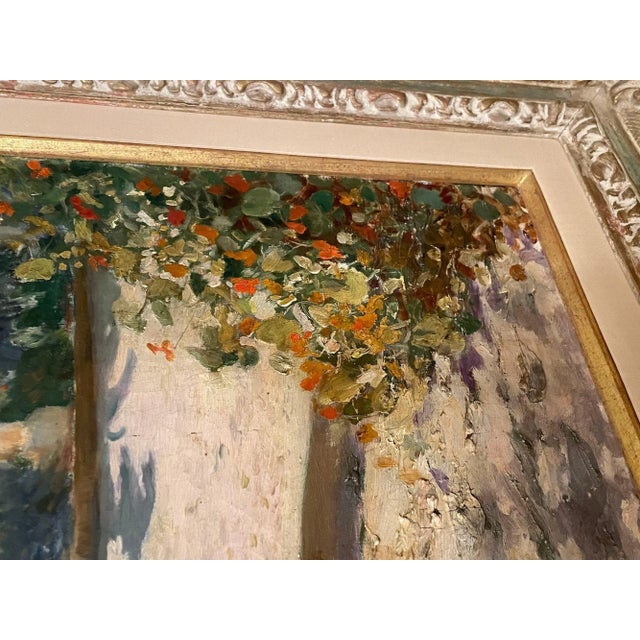 Green Georges Antoine Rochegrosse, Oil on Canvas, Almond Trees, Sotheby's Provenance For Sale - Image 8 of 12