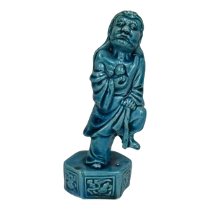 Mid 20th Century Turquoise Chinese Warrior