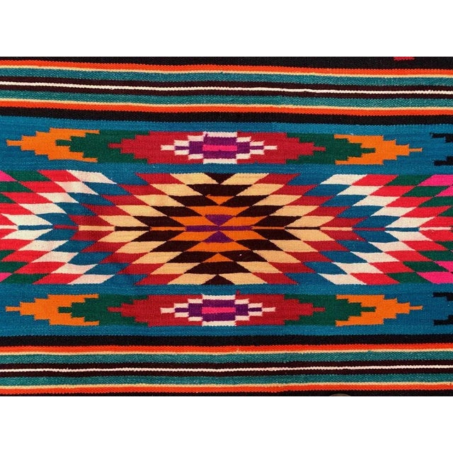 Large Vintage Moldovan Wool Square Kilim Rug For Sale - Image 10 of 11