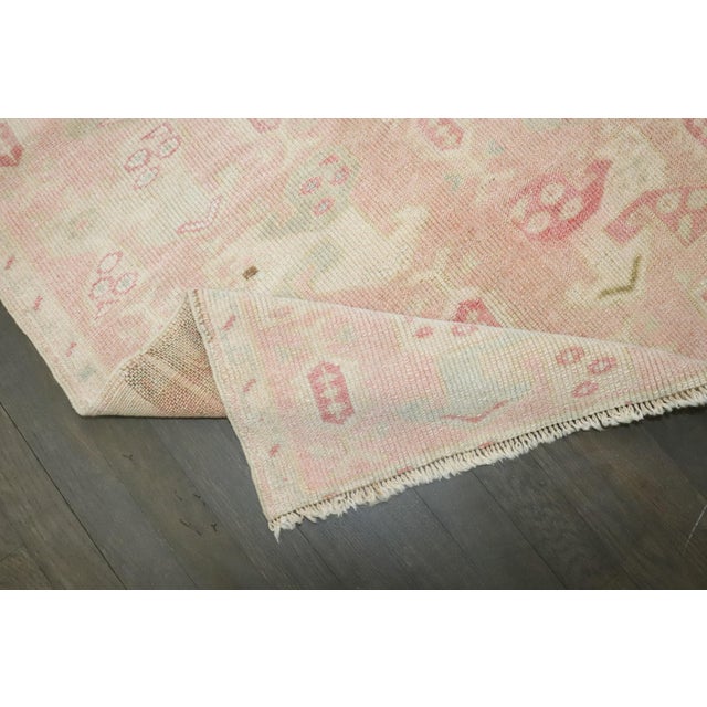 Vintage Pink Turkish Anatolian Rug - 2'10" x 3'10" For Sale - Image 4 of 8