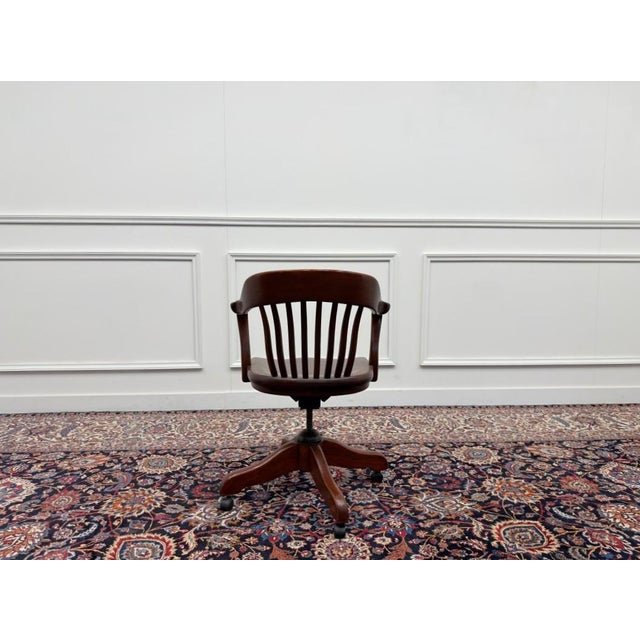 About this Classic American Office Chair in English Style Classic and Elegant | Antique office chairs in English, Classic,...