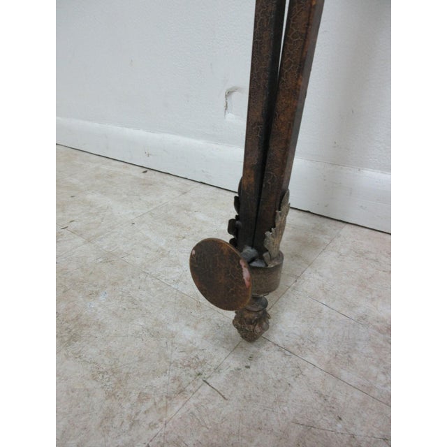 1990s Fine Art Lamp French Regency Gold Metal Filigree Lamp Wall Sconce Pole Lamp B For Sale - Image 4 of 13