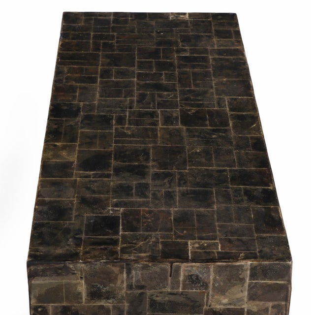 Jean-Michel Frank Contemporary Mica Covered Coffee Table in the Manner of Jean-Michel Frank For Sale - Image 4 of 7