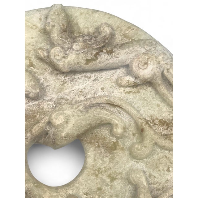 A Chinese Hand Carved Dragon Sculpture For Sale In Los Angeles - Image 6 of 14