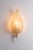 Mid-Century Modern Frosted Glass Leaf Wall Lamp from Hillebrand Leuchten, Germany, 1970s For Sale - Image 3 of 11