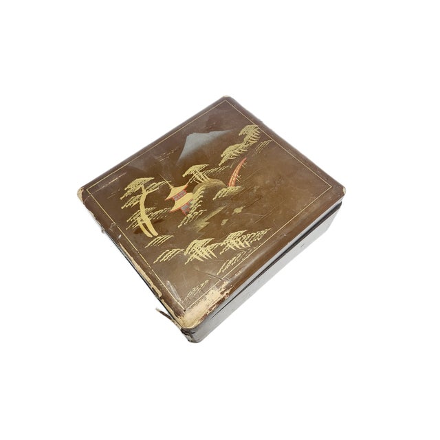 1950s Japanese Lacquerware Box, 1950s For Sale - Image 5 of 11