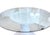Mid 20th Century Vintage Carved Wood Pedestal Table With 54" Beveled Glass Top For Sale - Image 5 of 6