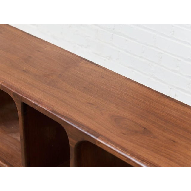 Solid Walnut Atomic Console For Sale - Image 10 of 12