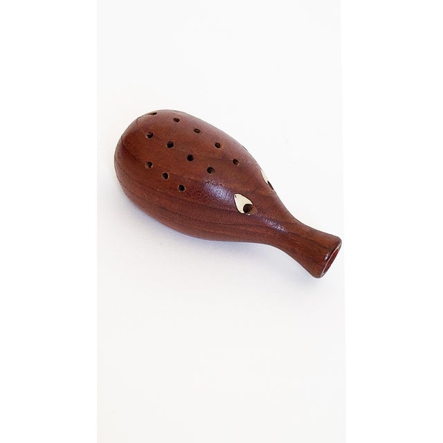 Mid-Century Danish Teak Hedgehog Toothpick, 1950s, Set of 2 For Sale - Image 6 of 8