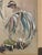 Art Deco Original Watercolor Signed Cydney For Sale - Image 3 of 4
