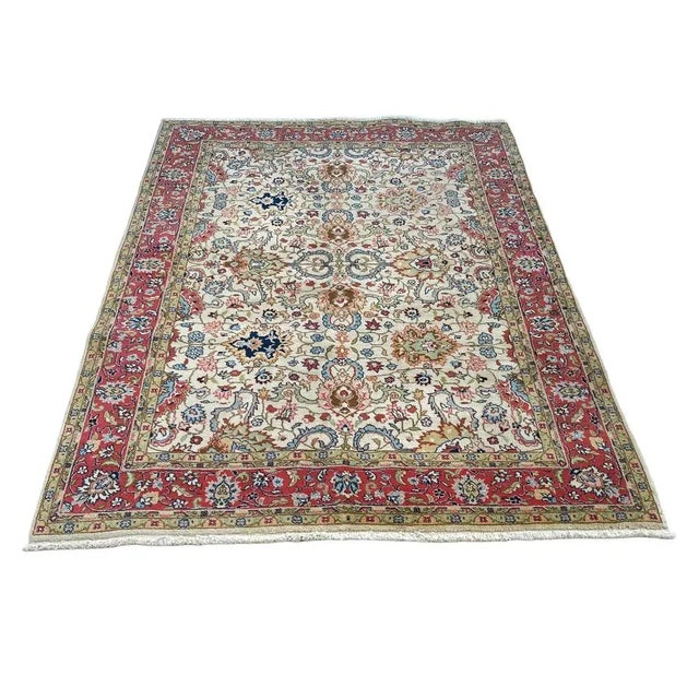 Vintage Oriental Rug, 1960s For Sale - Image 9 of 11