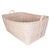 Wood Artifacts Saboga Home Everything Basket with Hoop Handles in White Wash - 31" For Sale - Image 7 of 9