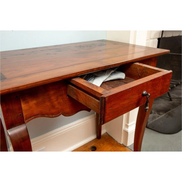 Brown 20th Century French Louis XV Walnut Side Tables For Sale - Image 8 of 9