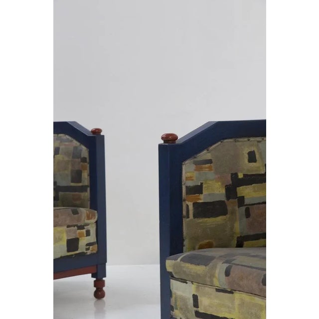 Set of Italian Futurist Armchairs attributed to Fillìa Luigi Colombo, 1925, in Very Good conditions. Designed 1920 to 1949...