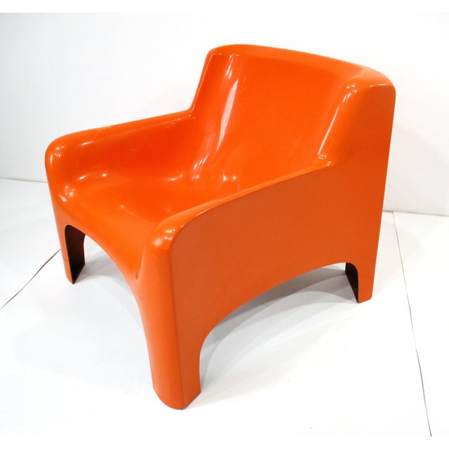 Vico Magistretti Italian Styled Space Age Lounge Chair For Sale - Image 10 of 10
