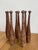 Antique Hand Carved Indian Club Pins & Exercise Weights - Set of 8 For Sale - Image 9 of 15