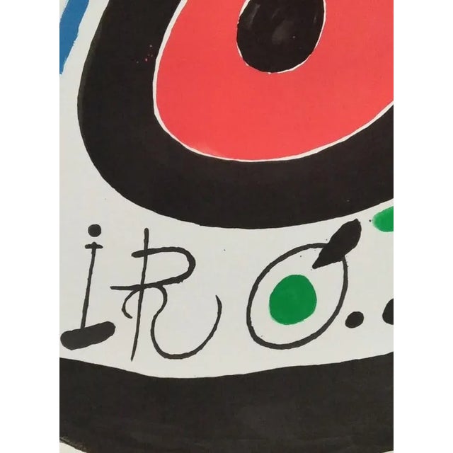 Joan Miro, Tres Libres Poster, 1970, Lithograph, Framed For Sale - Image 4 of 7