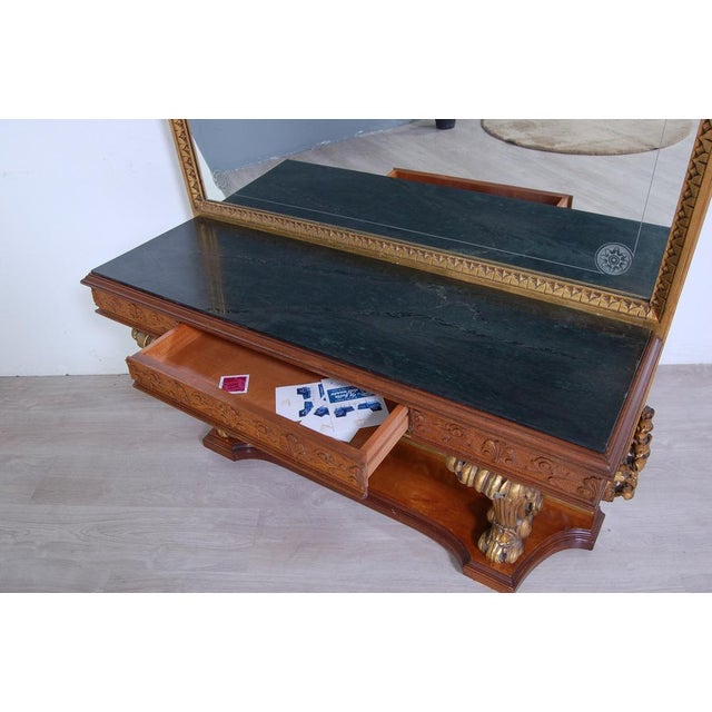 Large Liberty Mirror with Gilt Frame For Sale - Image 9 of 16