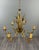Gilded Metal Chandelier, Italy, 1950 For Sale - Image 12 of 12