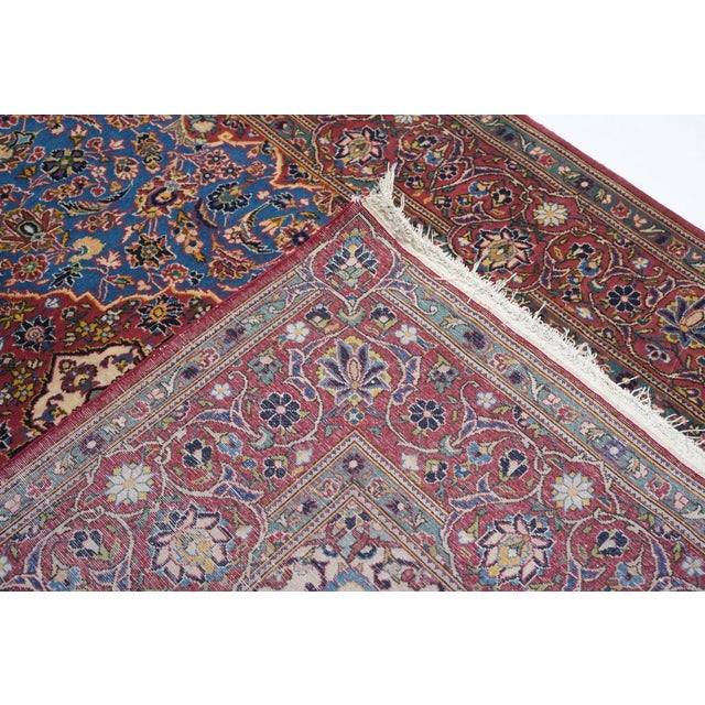Vintage Persian Kashan Rug 4'7'' X 6'10'' For Sale - Image 10 of 11