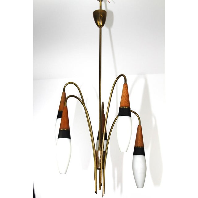 Lily of the Valley Chandelier from Rupert Nikoll, 1950s For Sale - Image 12 of 17