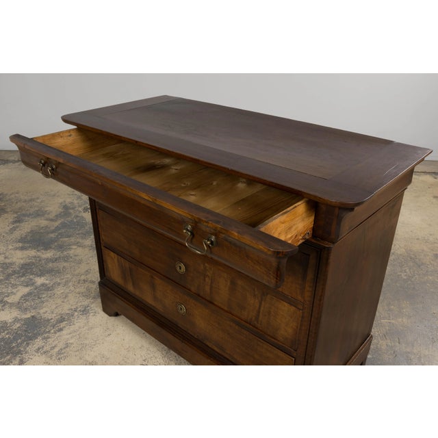 19th Century French Louis Philippe Walnut Chest of Drawers For Sale - Image 14 of 18
