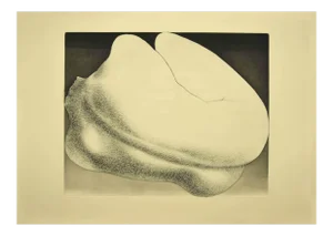 Giacomo Porzano - Price - Woman from Shouldes - Etching - 1970s