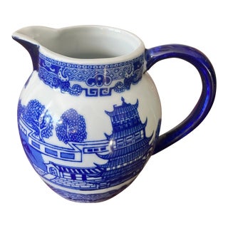 Vintage Ironstone English Pitcher For Sale